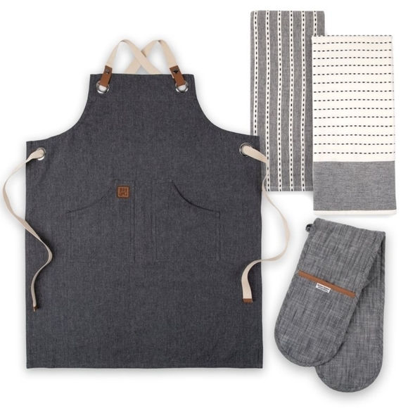 New - Better Homes & Gardens Kitchen Set 4 Piece, Gray - Picture 5 of 12